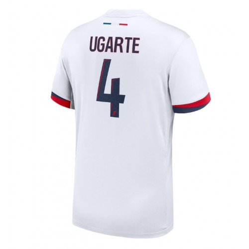 Paris Saint-Germain Manuel Ugarte #4 Gostujuci Dres 2024-25 Kratak Rukav